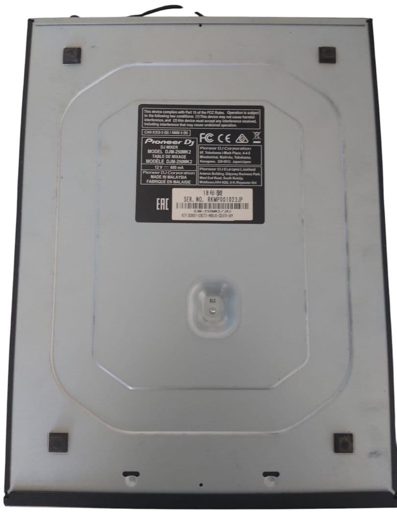 Pioneer DJ DJM-250MK2 2チャンネル DJミキサー　18年製