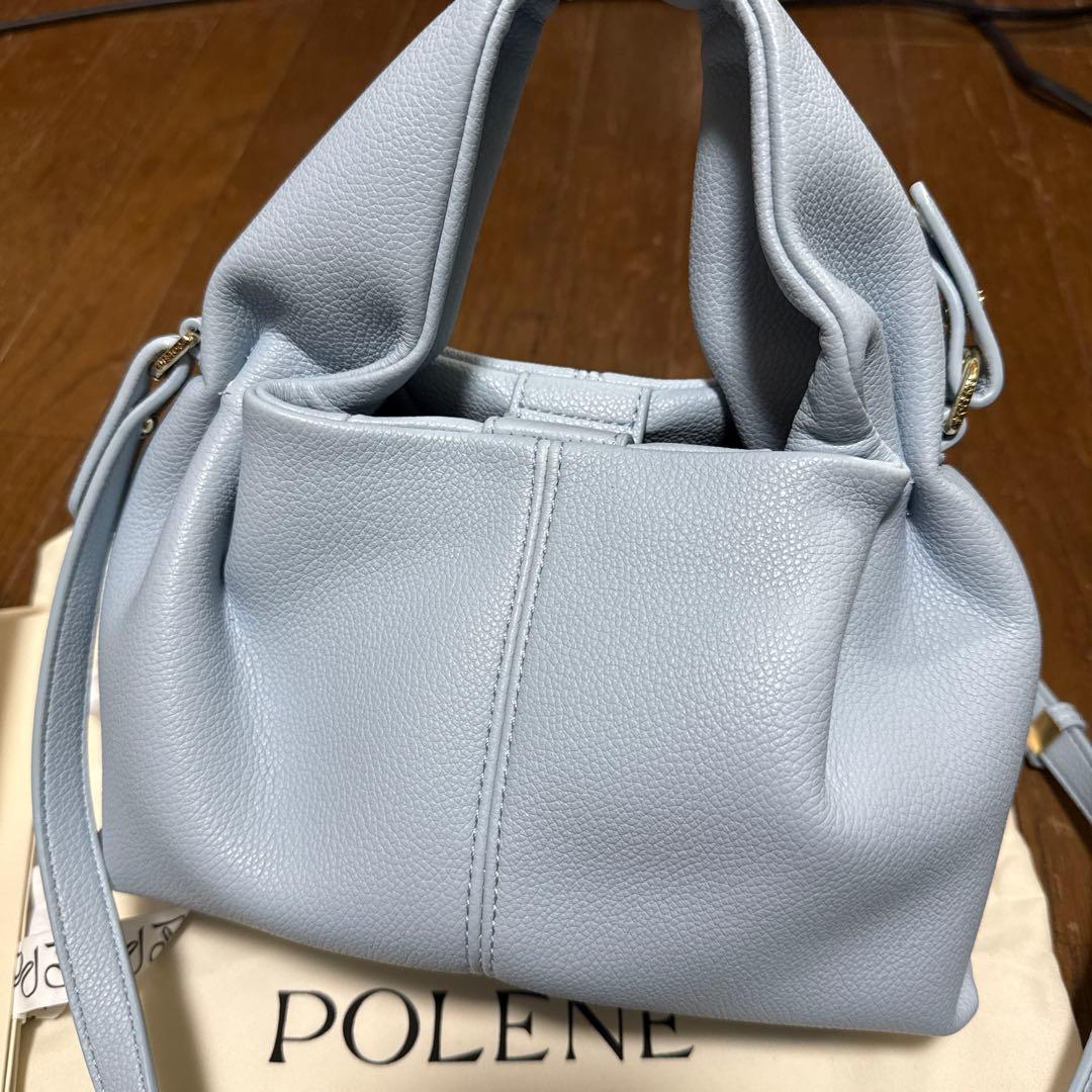 POLÈNE Numéro Neuf Mini ライトブルー ハンドバッグ