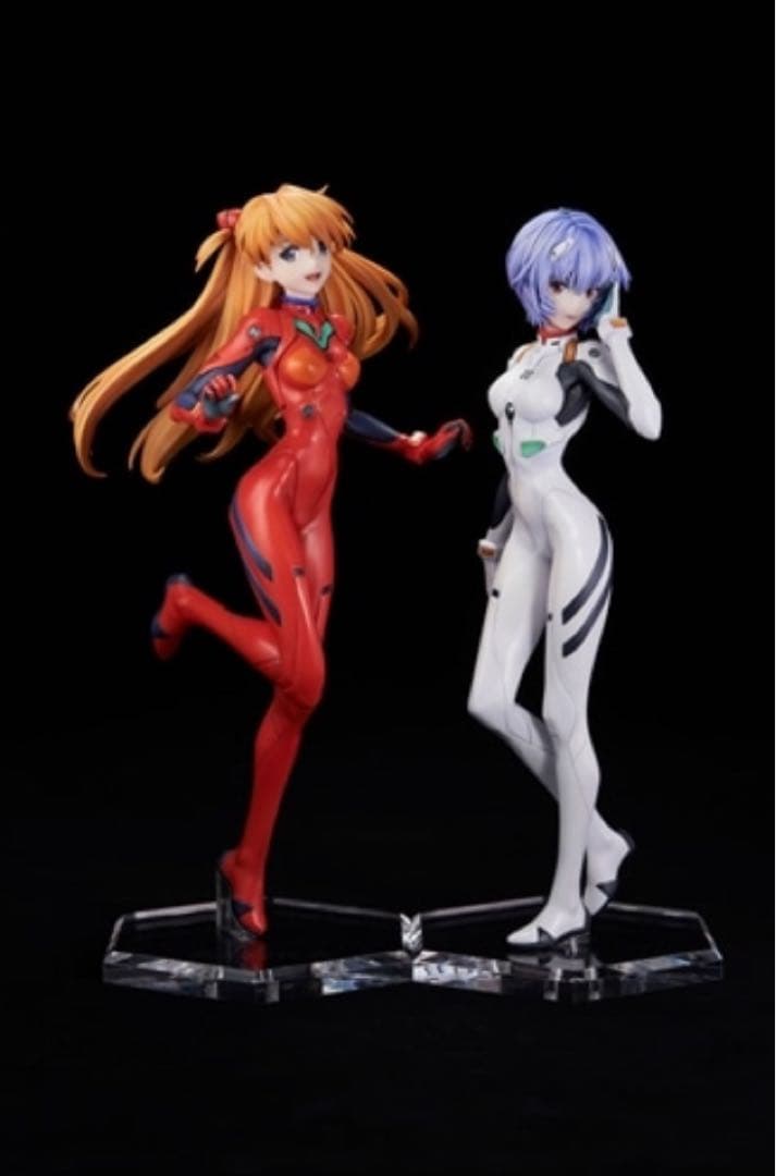 愛蔵版新世紀エヴァンゲリオン 惣流•アスカ•ラングレー&綾波レイ フィギュア限定