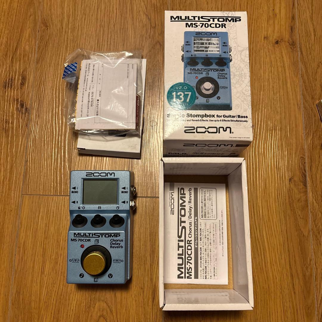 【動作品】ZOOM MULTISTOMP MS-70CDR ギターエフェクター