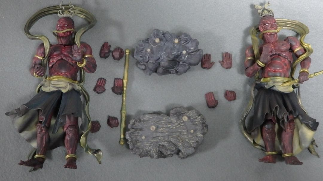 リボルテックタケヤ 金剛力士 阿形 吽形 タケヤ式自在置物 フィギュア 海洋堂