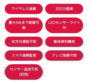 3436 DELCATEC センサーライト付ワイヤレスフルHDカメラ＆モニター