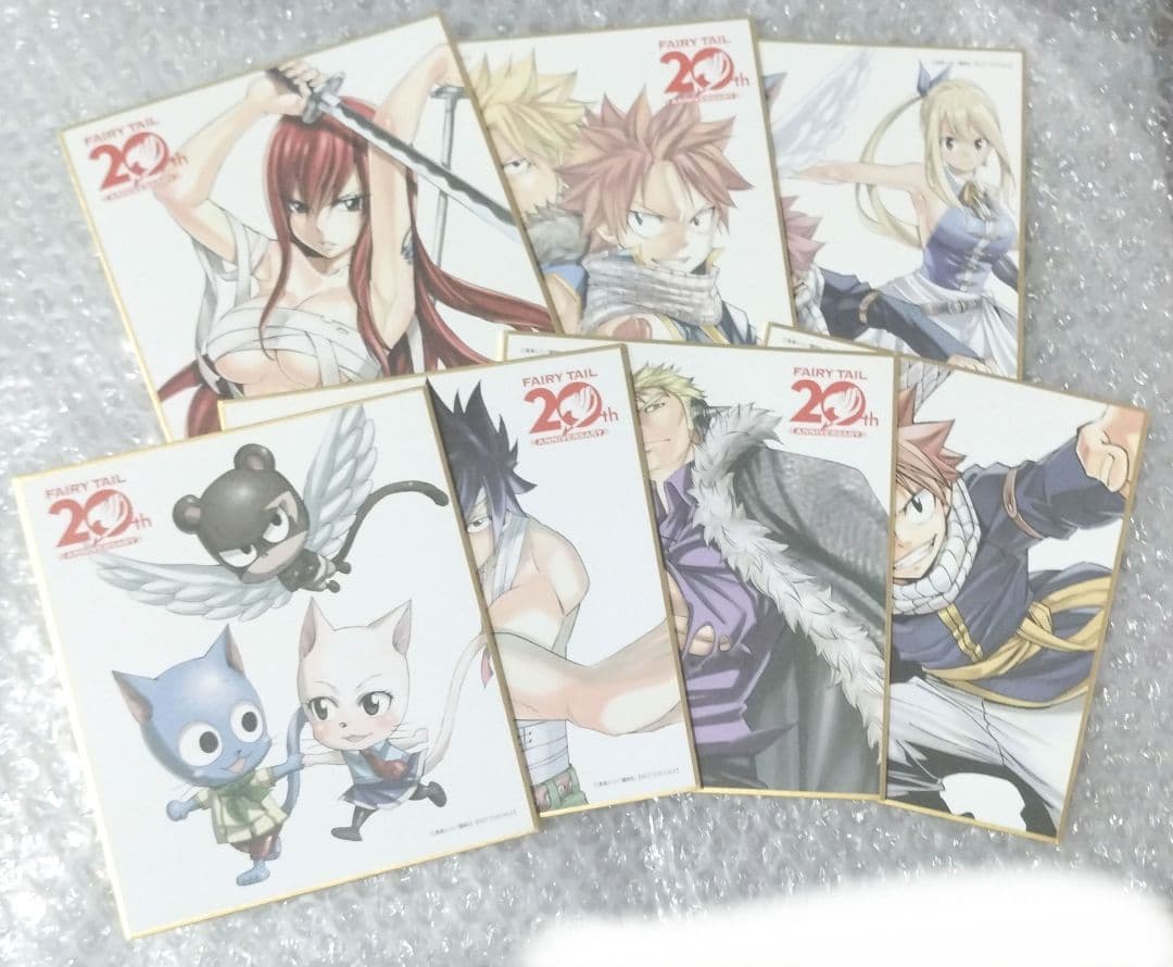 フェアリーテイル　ミニ　色紙　特典　コンプリートセット　fairy tail