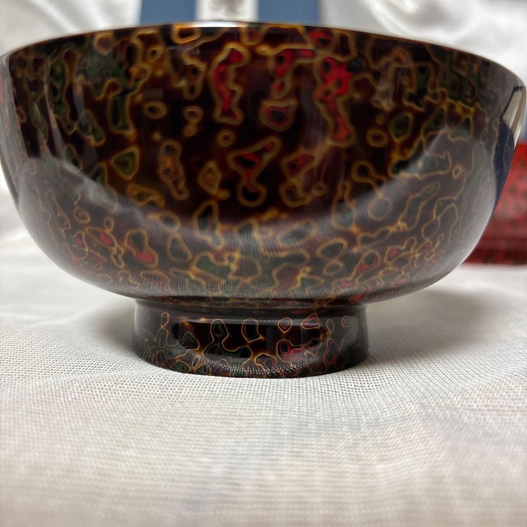 【未使用】津軽塗　夫婦椀　㉝