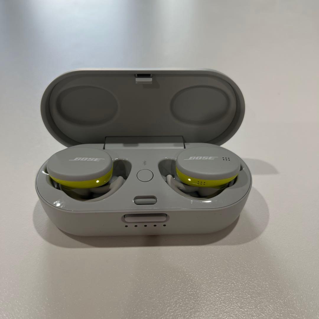 BOSE SPORT EARBUDS ワイヤレスイヤホン グレー/イエロー