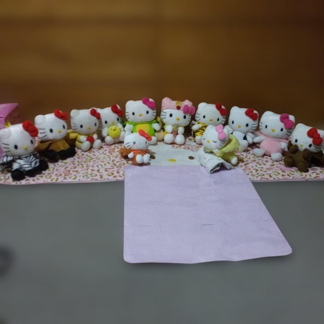 美品‼️可愛い‼️キティ 着ぐるみ１２体セット‼️干支