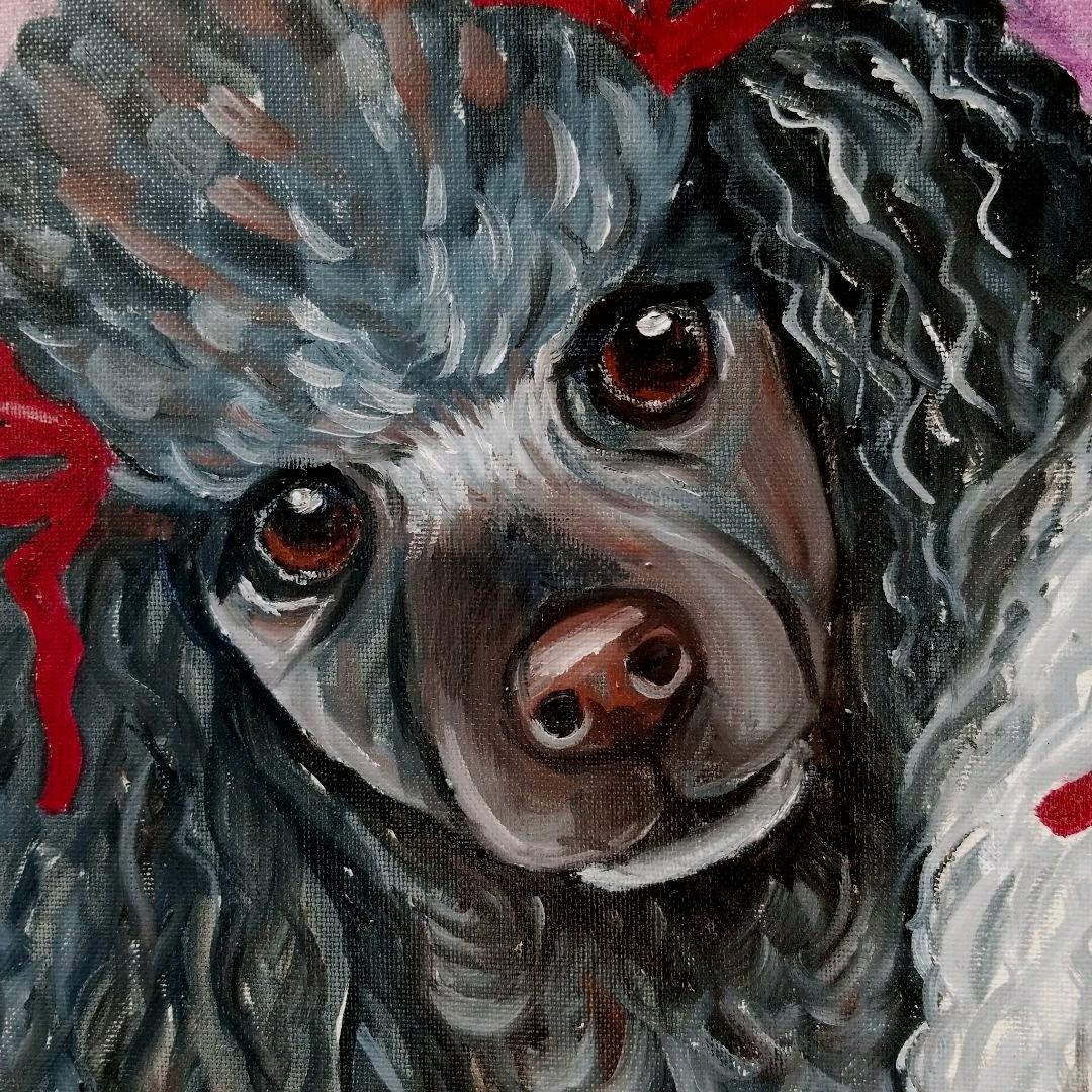 油絵　専用　ゴージャスな犬たち