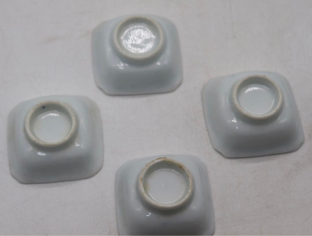 時代　伊万里　染付　寿司皿&豆皿8点セット　送料込み1125