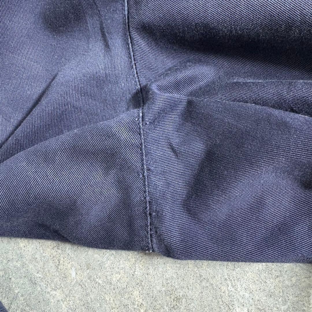 Ralph Lauren〈ワイドチノパンツ 90s USA製 ネイビー W33〉