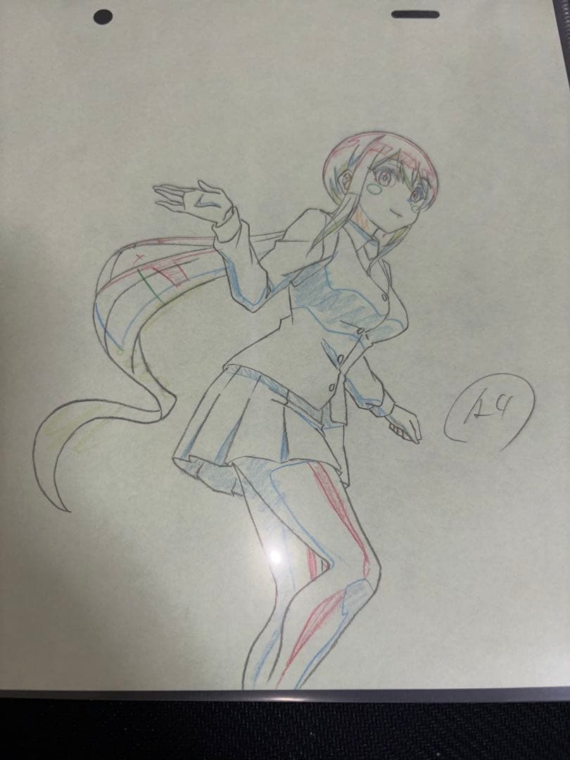 【非売品・4枚セット】 ばっどがーる 生原画 水鳥亜鳥 ワルラジ公録 会場限定