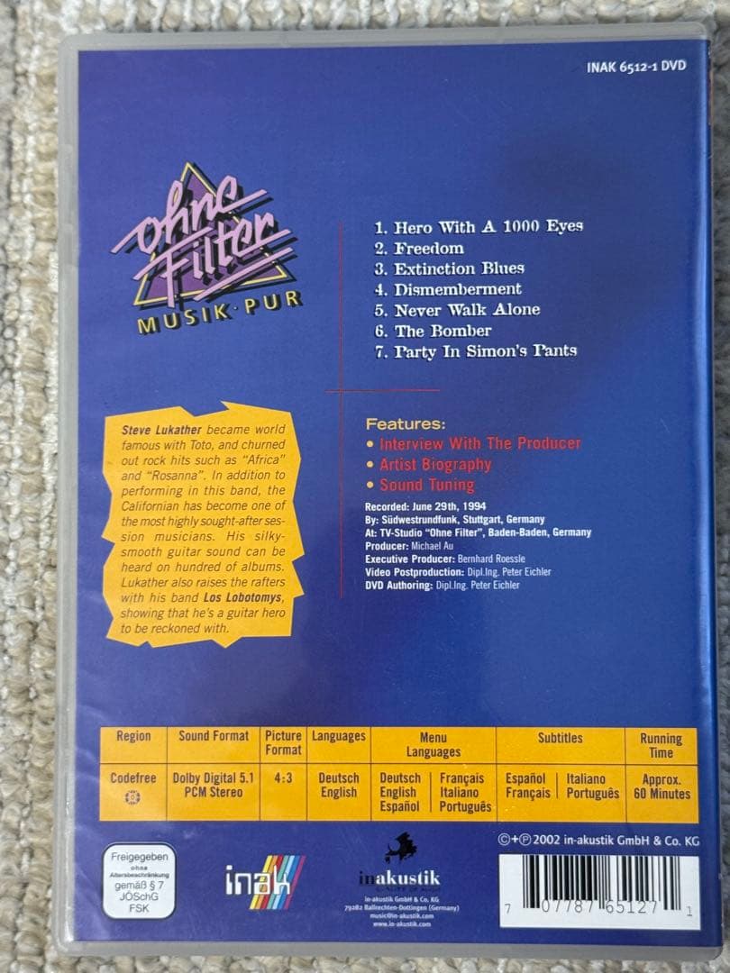 美品　音楽・ギターリスト・有名ロックバンド・ジェイクシマブクロなどDVD12本