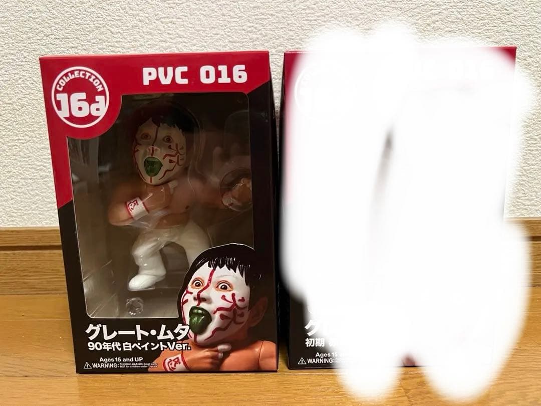 グレートムタ　16dソフビコレクション 白ペイント