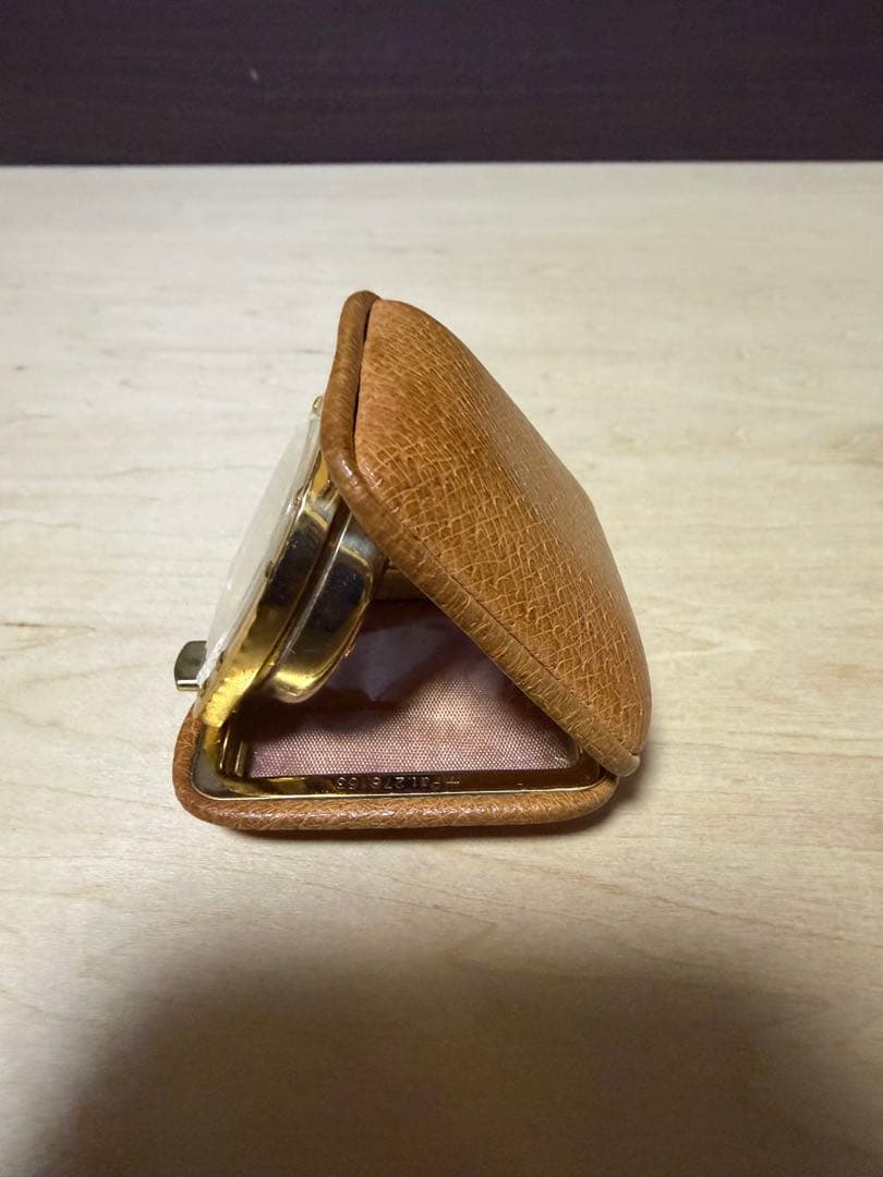 ANGELUS MIDGET 時計 目覚まし 不動、アラームは可動 スイス製