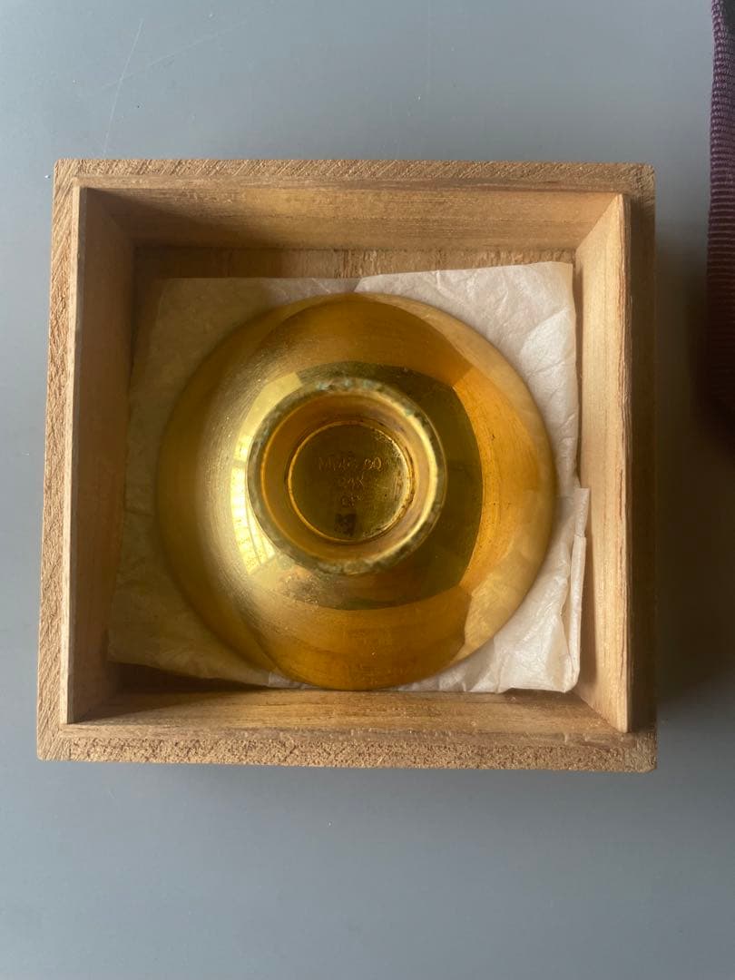 1970年　日本万国博覧会記念メダル金盃　大2小1 菊の御紋入り　蓋は大1のみ