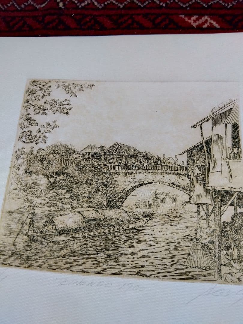 エッチング版画 4枚