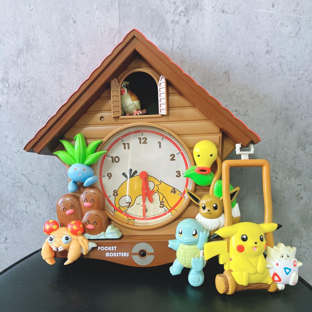 【超希少】セイコー ポケットモンスター 振り子時計 CQ502B 動作確認済み