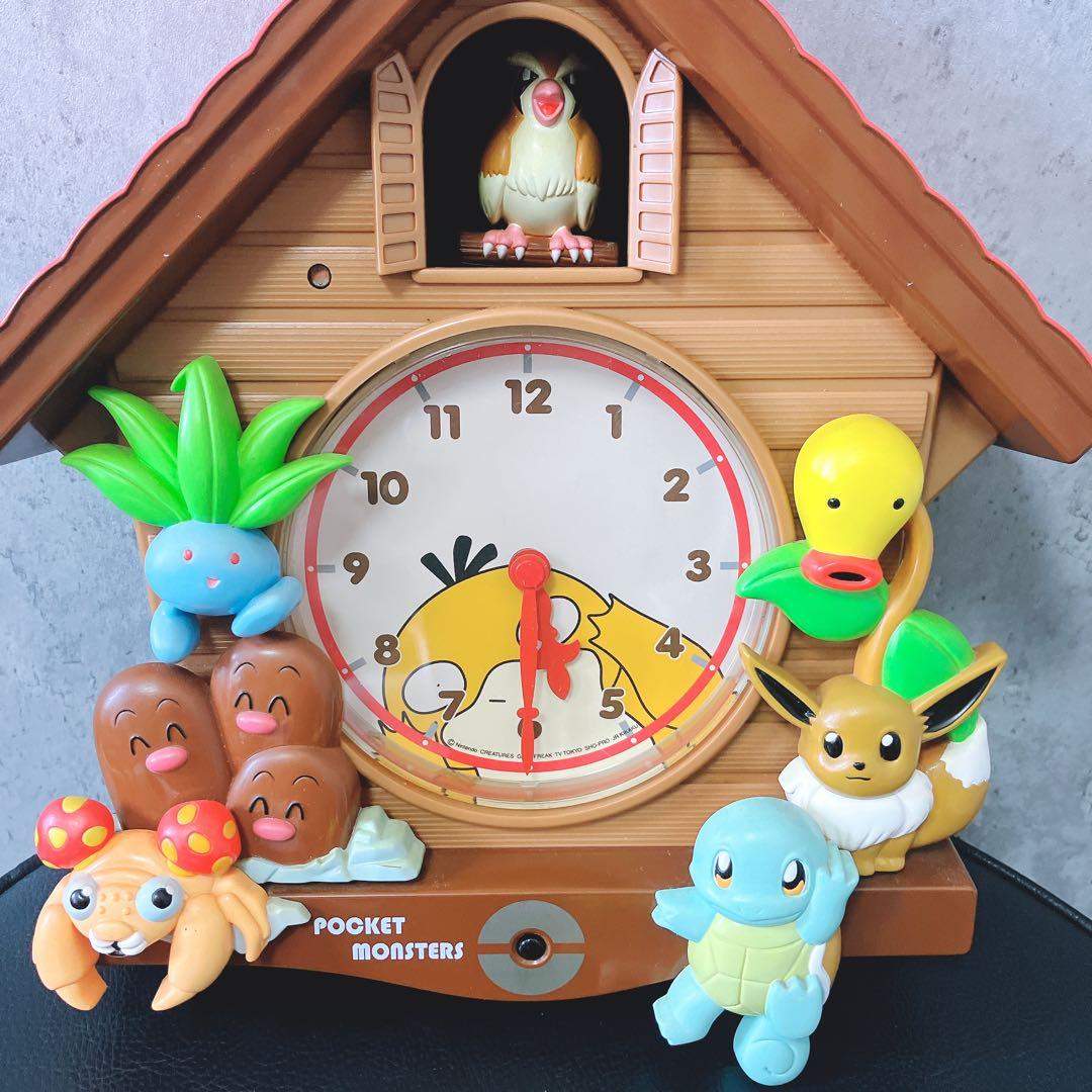 【超希少】セイコー ポケットモンスター 振り子時計 CQ502B 動作確認済み