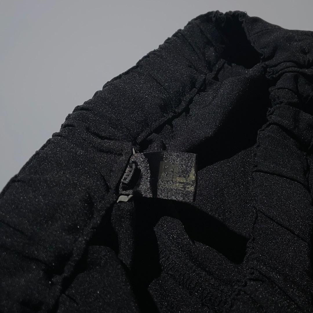 18ss Black COMME des GARCONS ポリ縮寅一パンツ