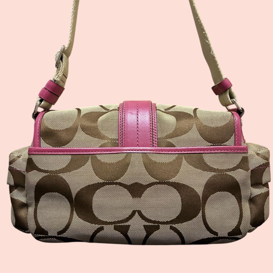 Y2K COACH コーチ 2way シグネチャー ハンドバッグ ショルダー