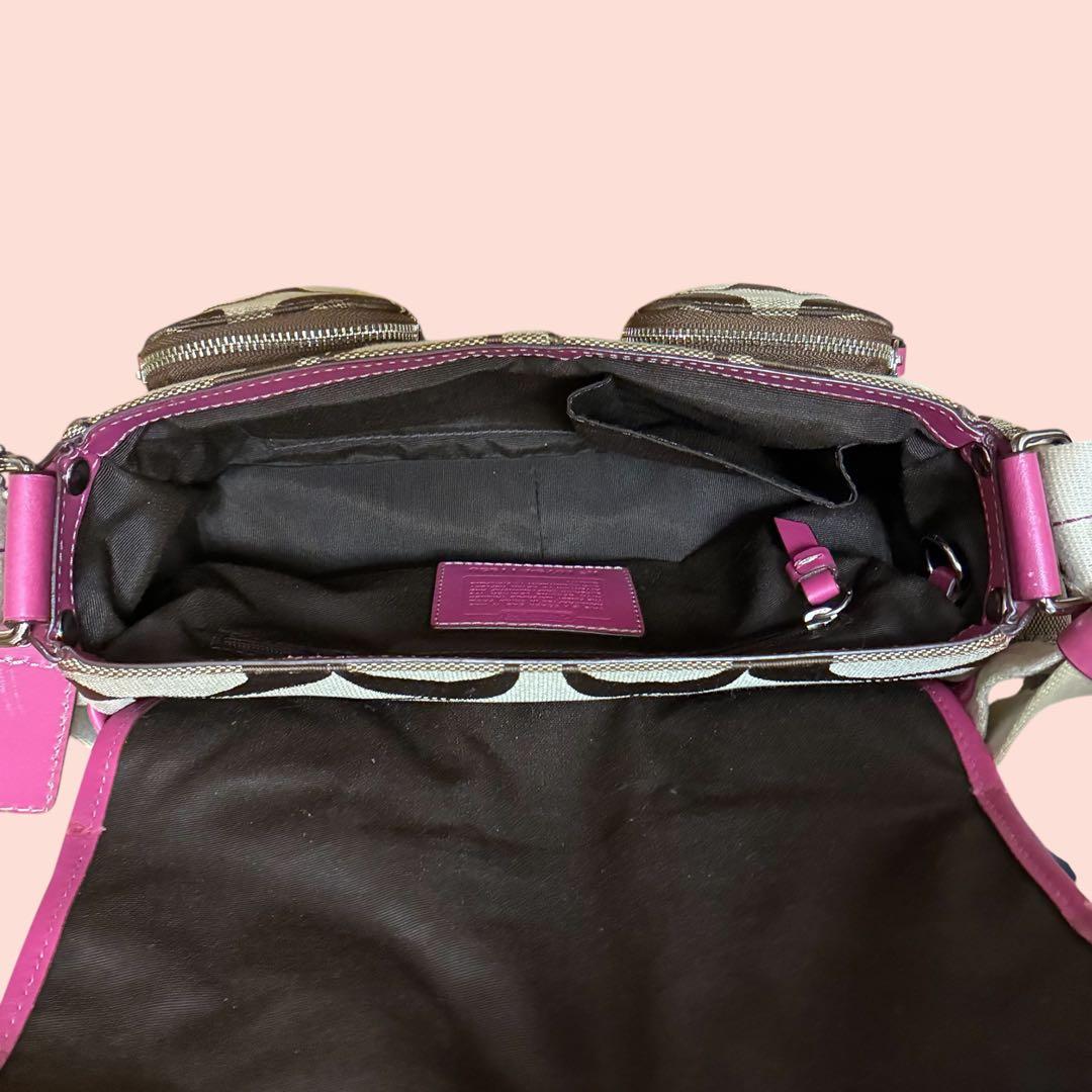 Y2K COACH コーチ 2way シグネチャー ハンドバッグ ショルダー