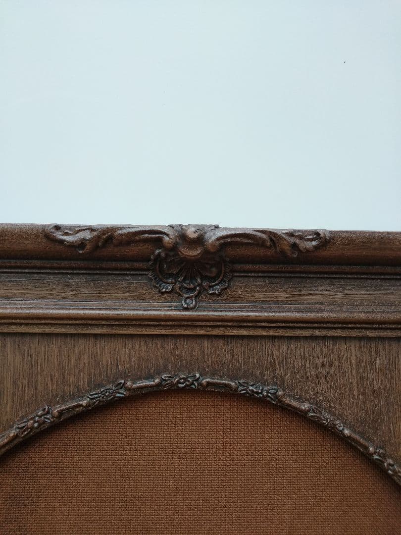 エスアンドエフ　S&F　高級輸入額縁　半切　アンティーク　ブラウン　008