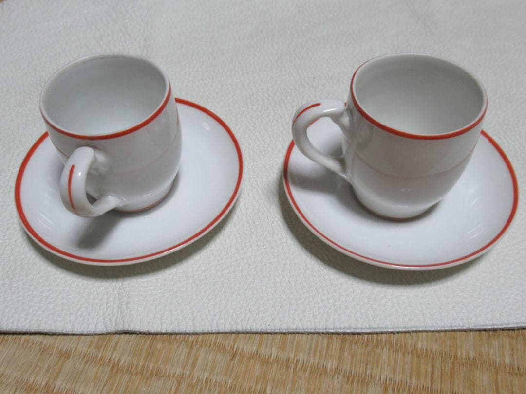 美品 大正時代◆オールドノリタケ ヤジロベー印 エスプレッソカップ&ソーサー2客