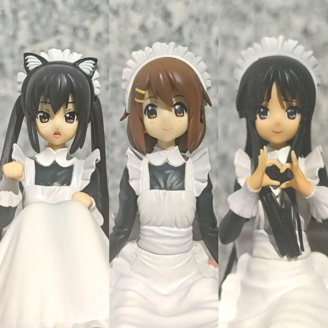 けいおん！！ メイド フィギュア 平井唯 秋山澪 中野梓 3点セット