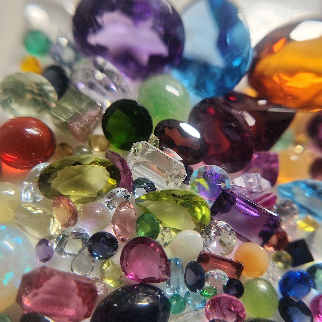 大量天然ルース他色石まとめ 2660