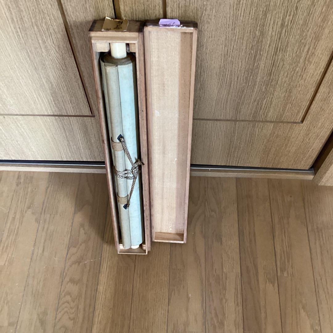 芸阿弥《観瀑図》複製画　《京都五山　月翁周鏡　蘭坡　横川景三》　室町期作品 レア