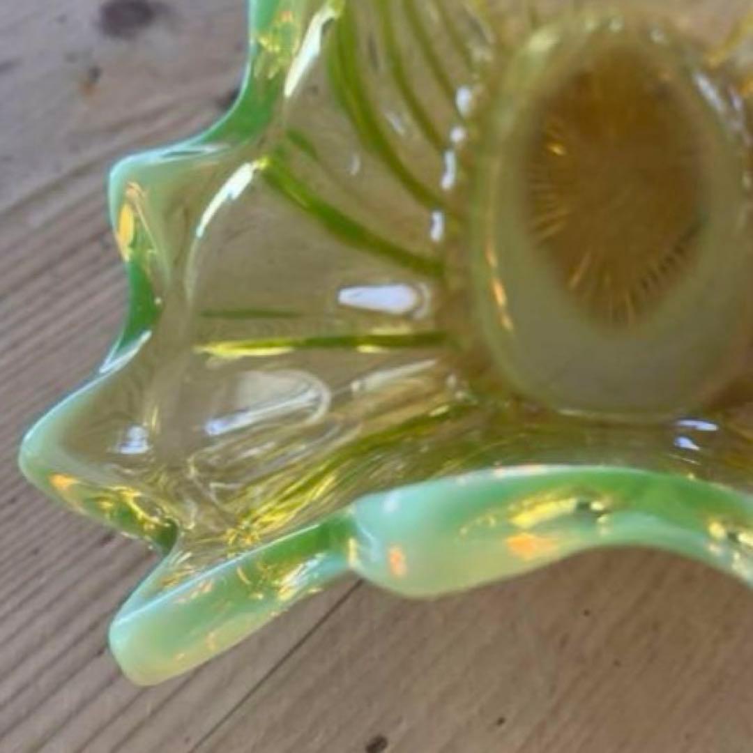 フォストリアエアルームワセリンガラスウランガラスheirloom 特大コンポート