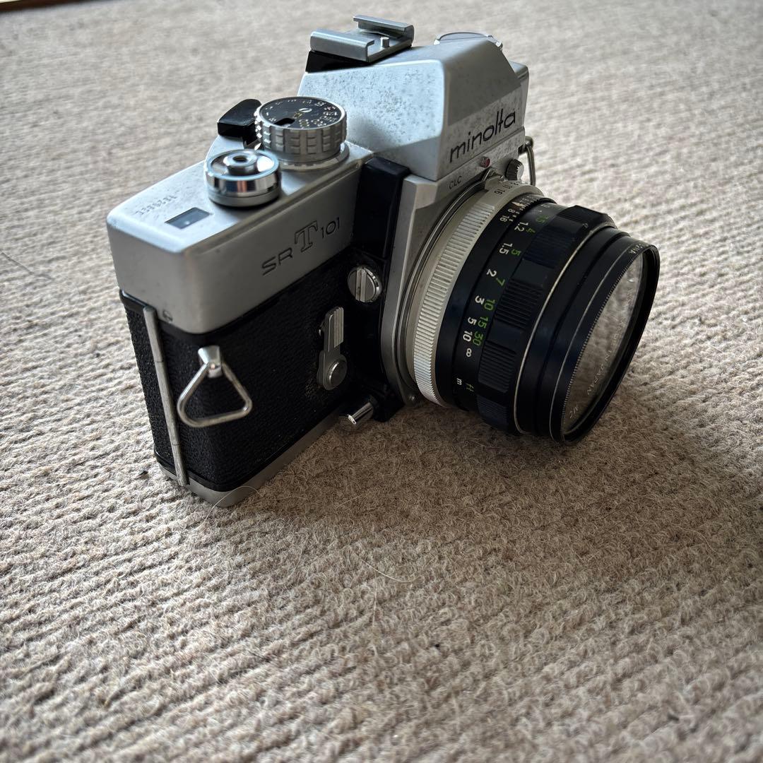 フィルムカメラミノルタSRT101×55mmＦ1.7