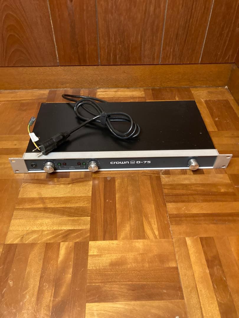 crown d75 ステレオパワーアンプ　中古