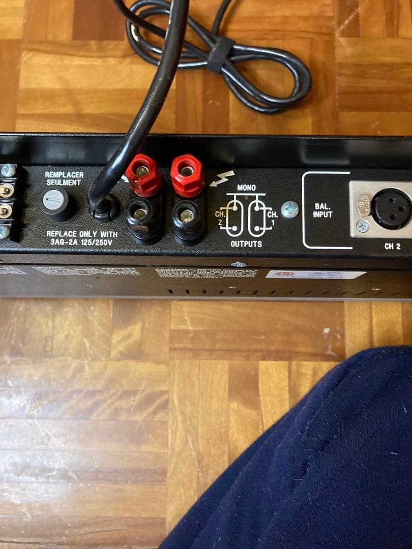 crown d75 ステレオパワーアンプ　中古