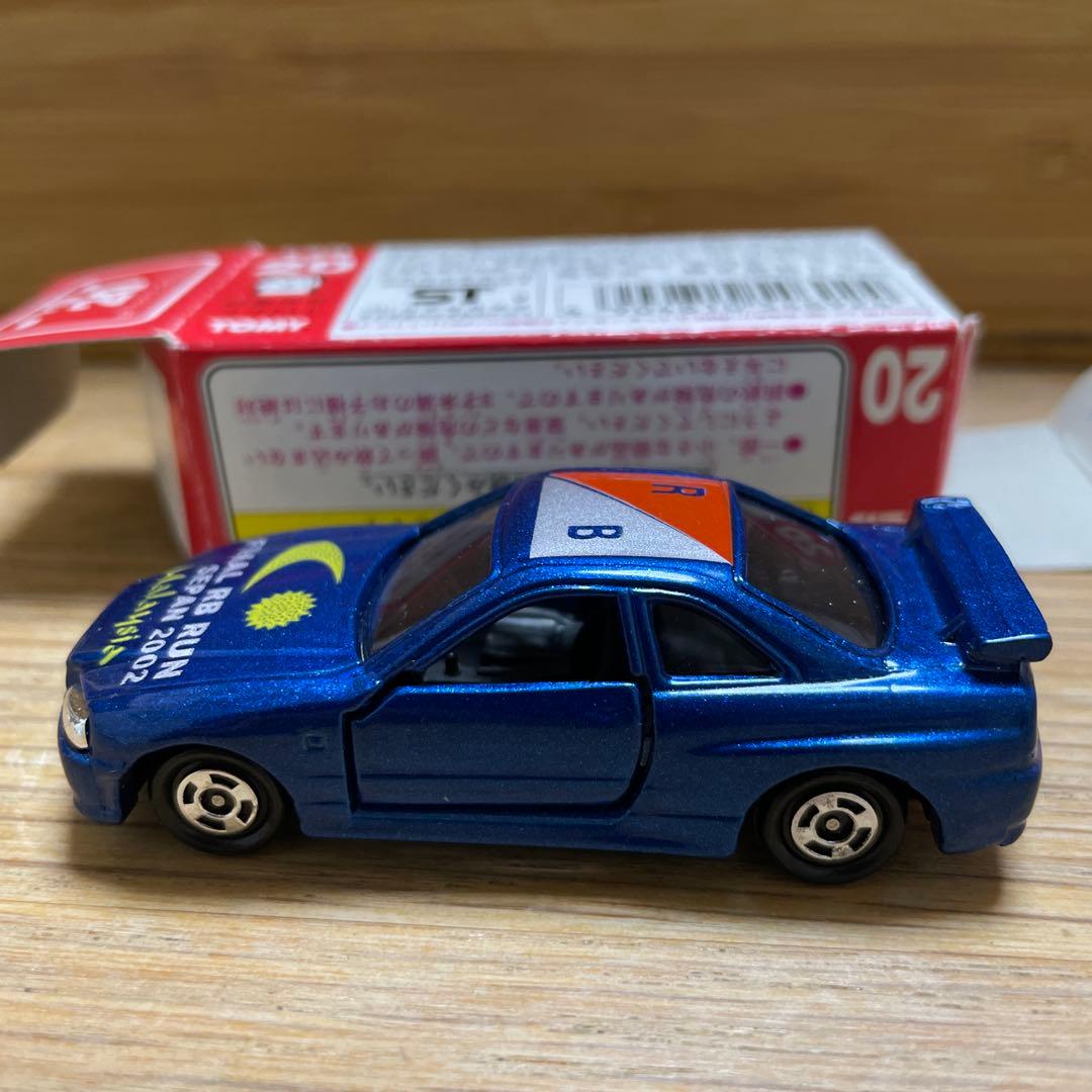 エアクール 特注 トミカ 日産 スカイライン gt-r ミニカー r34