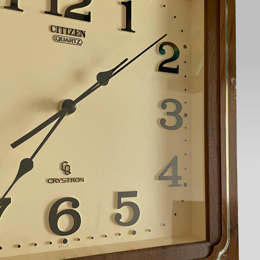 1970s【CITIZEN】シチズン ヴィンテージ モダンデザイン 掛け時計