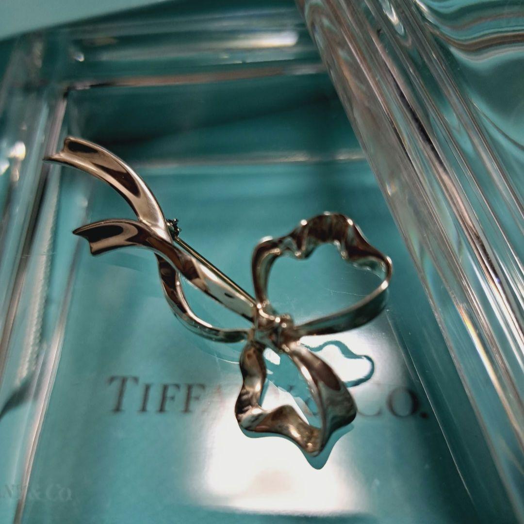 ティファニー リボン ヴィンテージ ブローチ