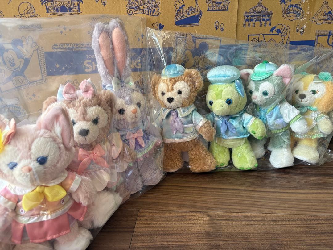 カラフルハピネス　ポージープラッシー　ダッフィー&フレンズ　【7体セット】②