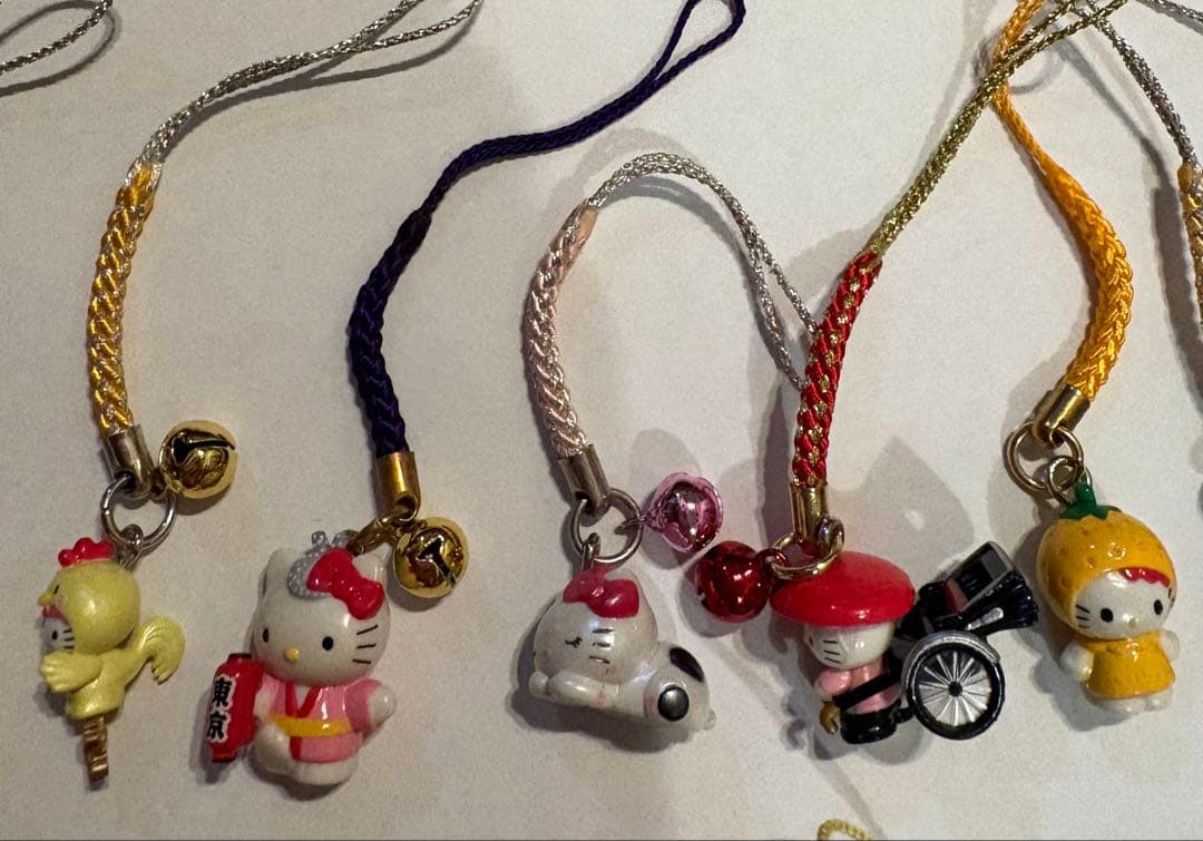 ご当地 キティ 根付け ストラップ 久光 Lifecella 67点 まとめ売り