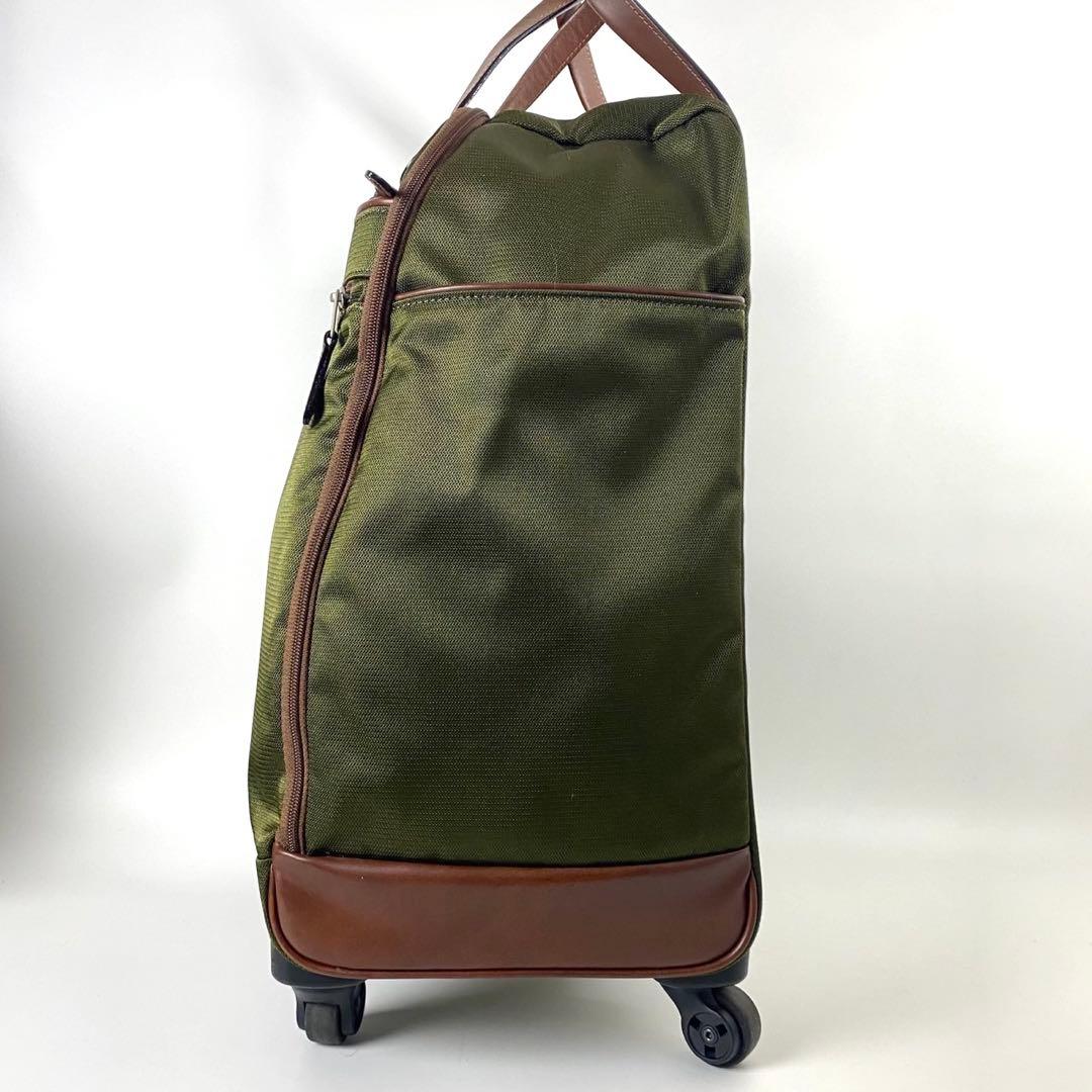 【極美品】PROTECA ソリエ　キャリーバッグ　キャスターロック機能　カーキ