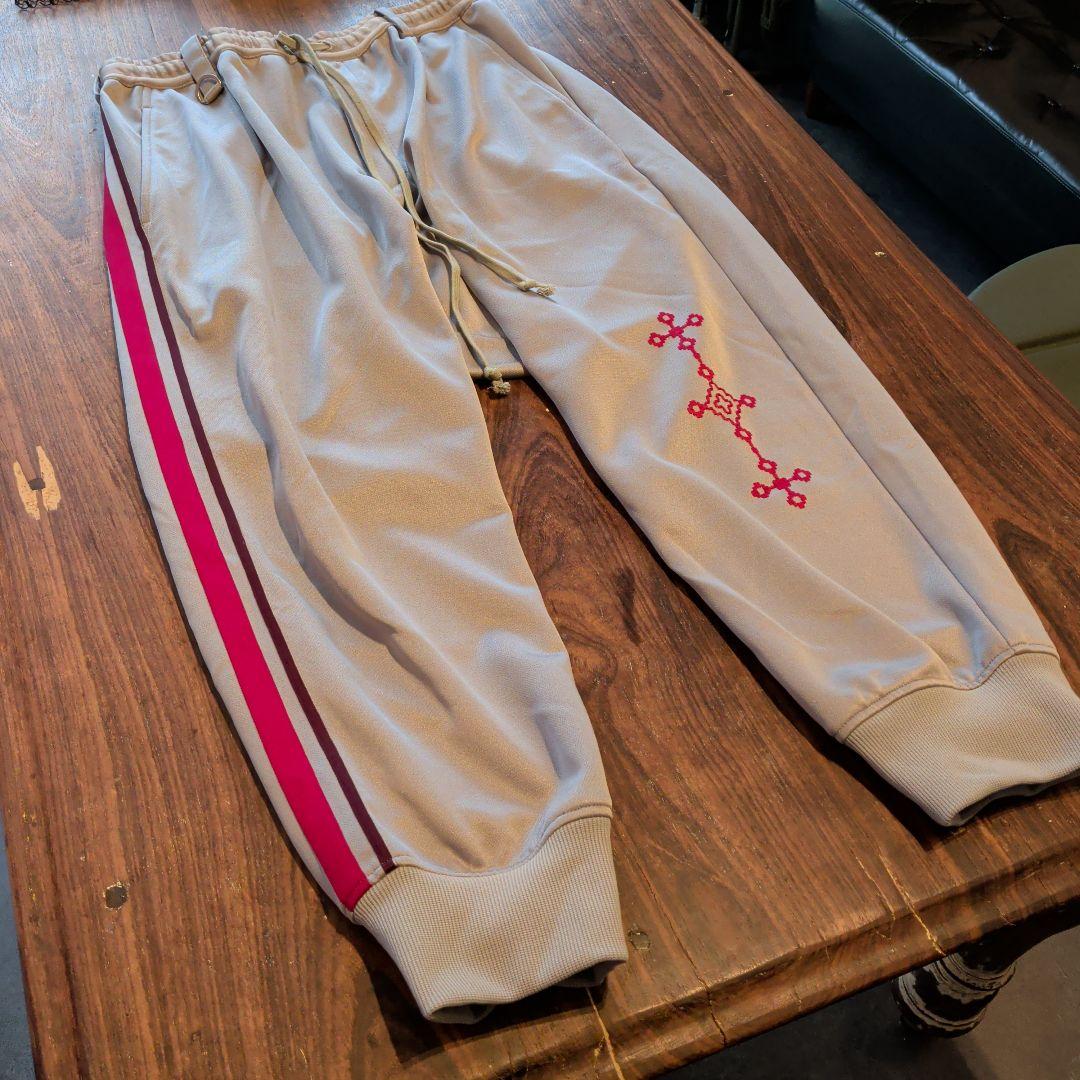 ヨウジ・ヤマモト　S′YTE　サイト　ストライプサルエルジャージパンツ