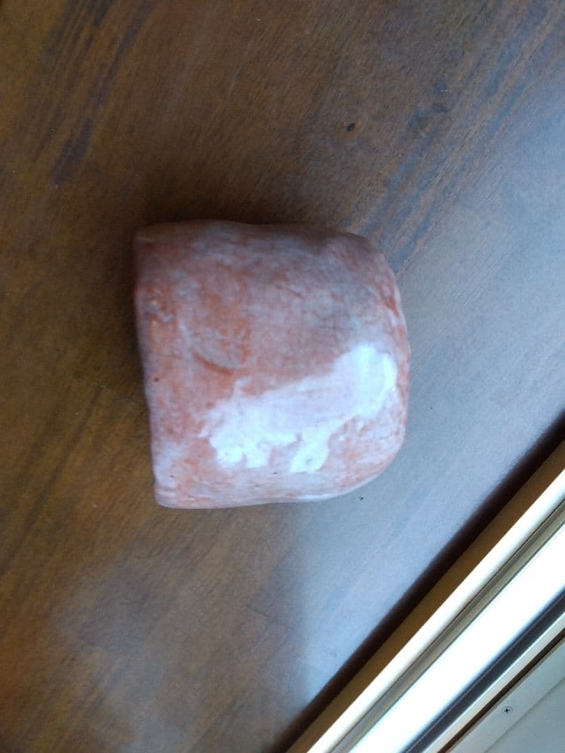 仁阿弥道八。赤楽筒茶碗