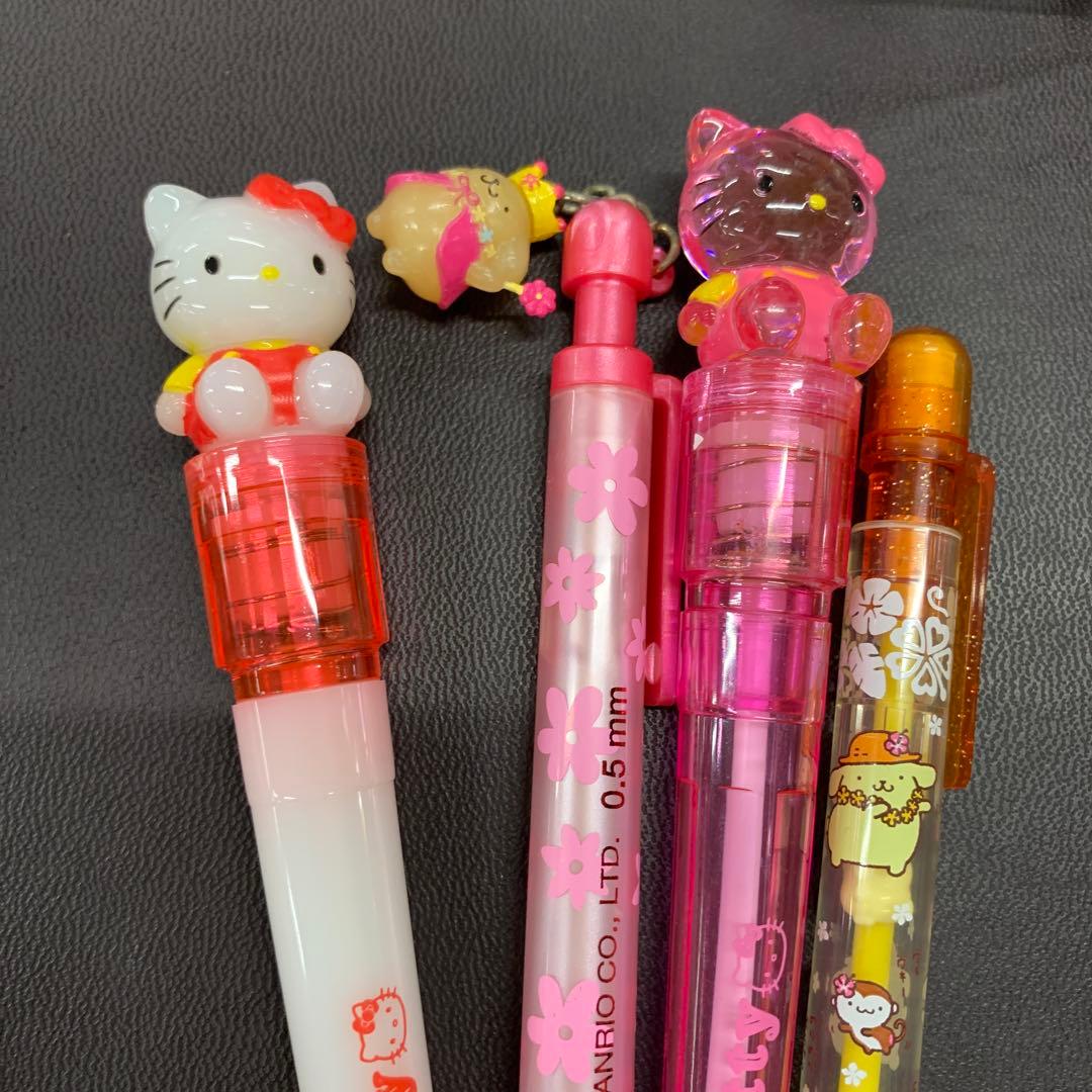 ポムポムプリン　ポムポムマフィン　キティ　昭和　レトロ　ボールペン　貴重　レア