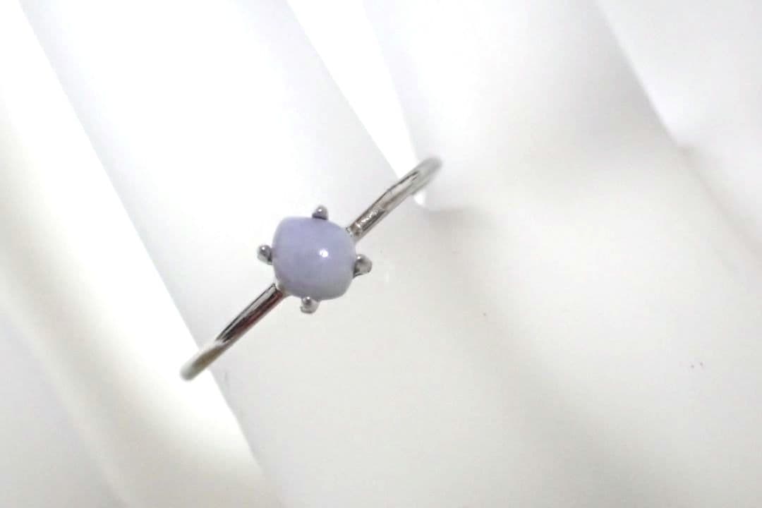 糸魚川翡翠　ラベンダー　姫川　リング　指輪　送料無料