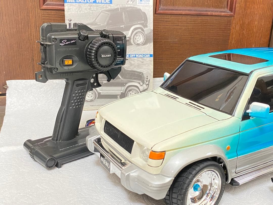 タミヤRCパジェロ ローダウンカスタム仕様（美品）プロポ、メカ付き