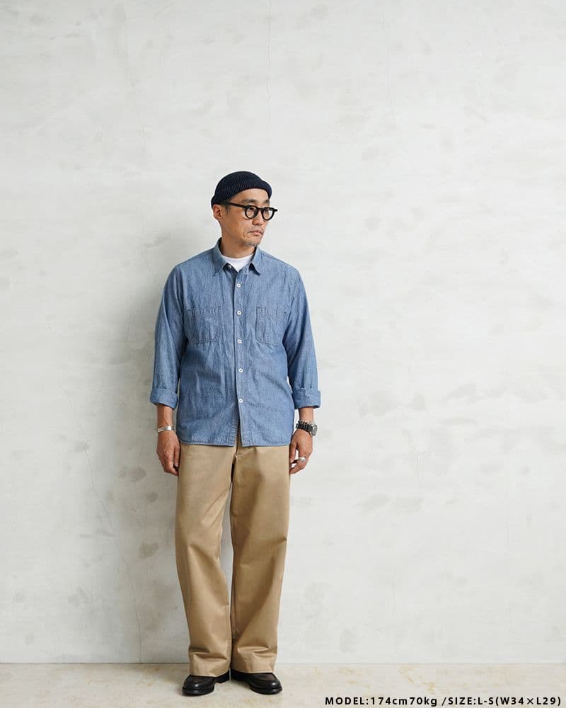 アオロン WAIPER 米軍 M45 チノ トラウザー カーキ ワイパー