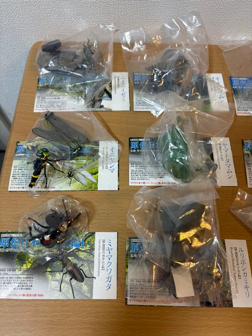 ユージン　原色日本昆虫図鑑I　11種＋シークレット　コンプリート　内袋未開封