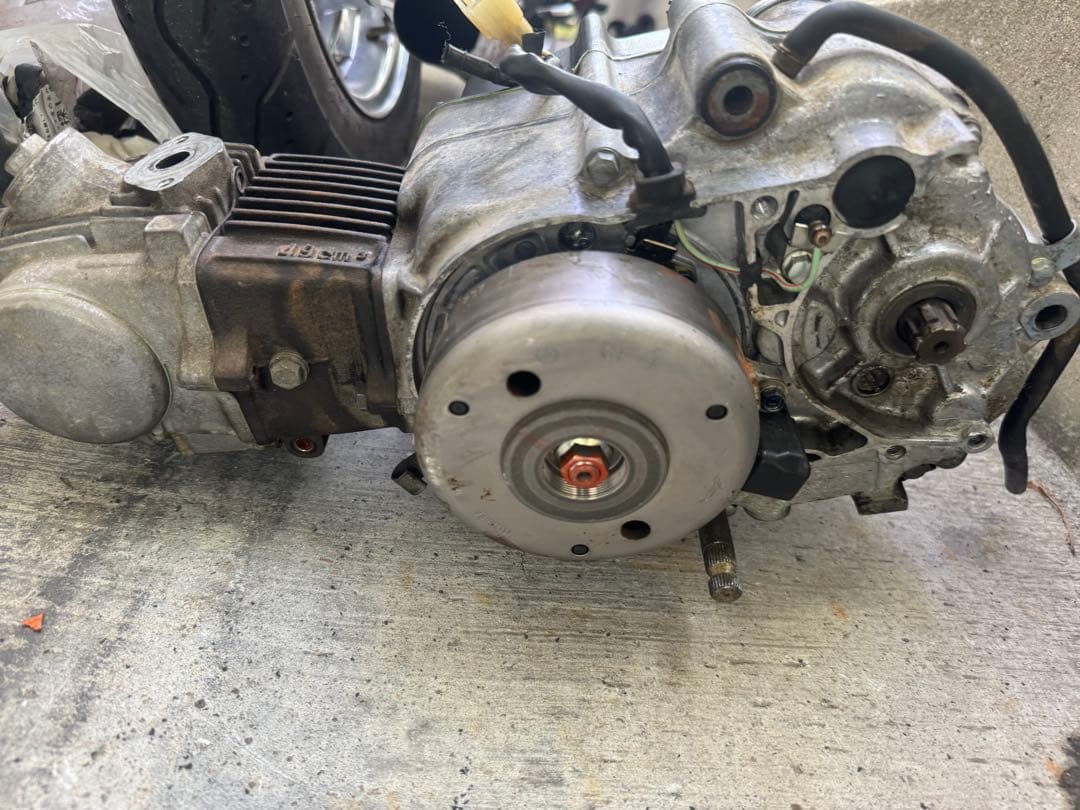 実働外し　角目シャリー（CF50E）12Vエンジン