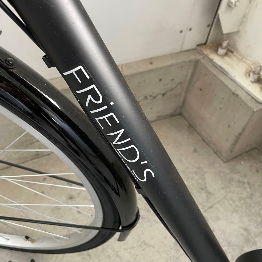 シドーサイクル 26FRIEND’S 6段オート26インチ マットブラック 黒