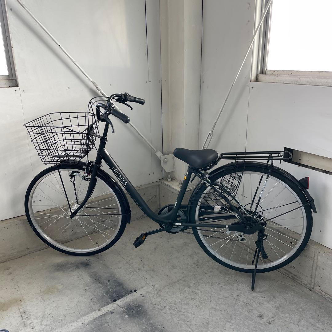 シドーサイクル 26FRIEND’S 6段オート26インチ マットブラック 黒