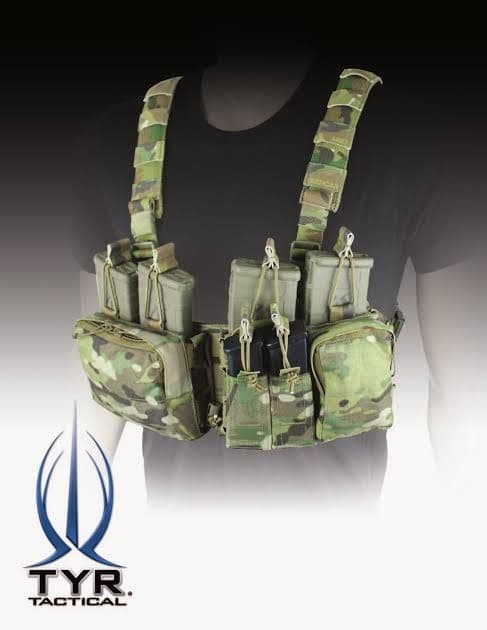 【美品】TYR製　DSチェストラックHハーネス